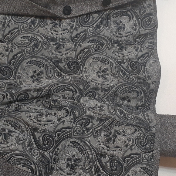 Talbots Womens Blazer Suit Jacket Gray Tweed Career Professional Business Size 6 - Picture 7 of 10